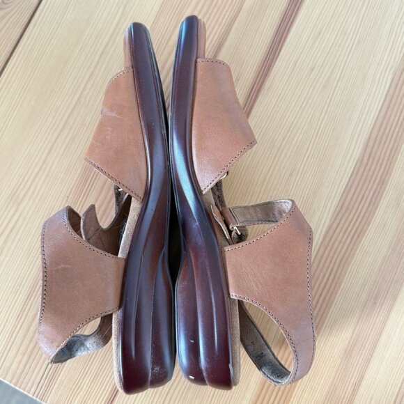 S.A.S. Sandals Tabby Slingback Comfort Sandal, Caramel Light Brown Color 7.5 - Picture 3 of 10